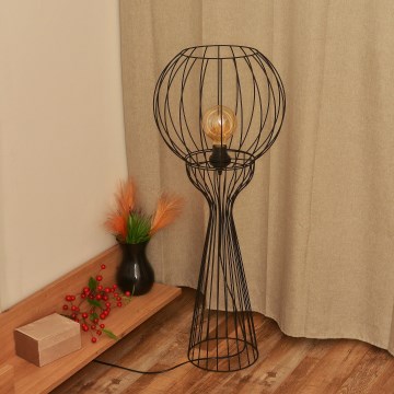 Lámpara de pie MERCURE 1xE27/15W/230V negra