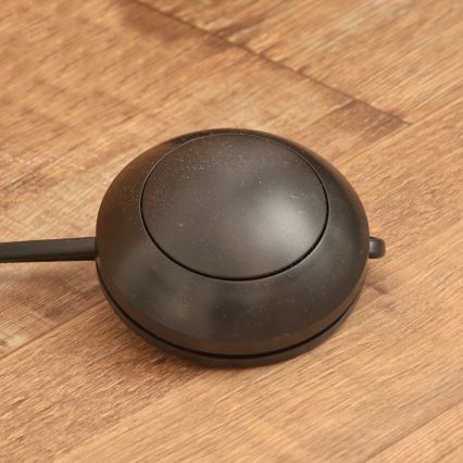 Lámpara de pie MERCURE 1xE27/15W/230V negra