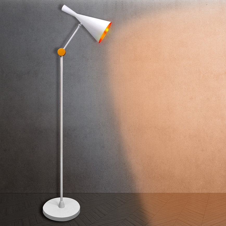 Lámpara de pie MODERN 1xE27/20W/230V blanco