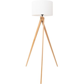 Lámpara de pie NATT 1xE27/15W/230V blanca