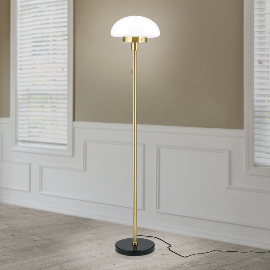 Lámpara de pie SPARTA 1xE27/40W/230V dorado/negro