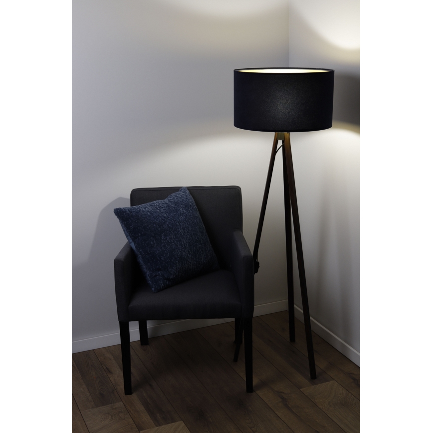 Lámpara de pie STANDART 1xE27/60W/230V azul/marrón