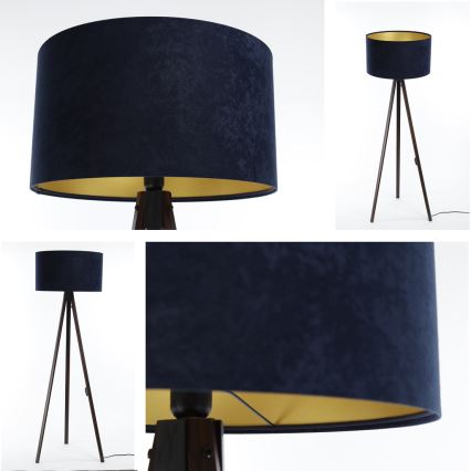 Lámpara de pie STANDART 1xE27/60W/230V azul/marrón