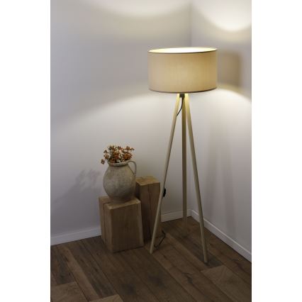 Lámpara de pie STANDART 1xE27/60W/230V beige