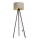 Lámpara de pie STANDART 1xE27/60W/230V beige/marrón