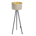 Lámpara de pie STANDART 1xE27/60W/230V beige/wengué