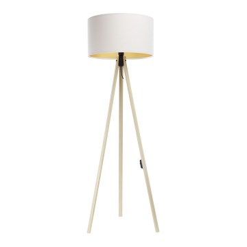 Lámpara de pie STANDART 1xE27/60W/230V blanco/beige