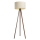 Lámpara de pie STANDART 1xE27/60W/230V crema/wengué