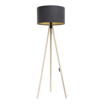 Lámpara de pie STANDART 1xE27/60W/230V gris/beige