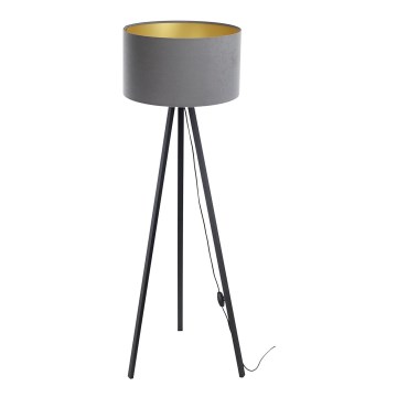 Lámpara de pie STANDART 1xE27/60W/230V gris/wengué