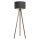 Lámpara de pie STANDART 1xE27/60W/230V gris/wengué