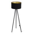 Lámpara de pie STANDART 1xE27/60W/230V negra/wengué