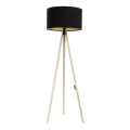 Lámpara de pie STANDART 1xE27/60W/230V negro/beige