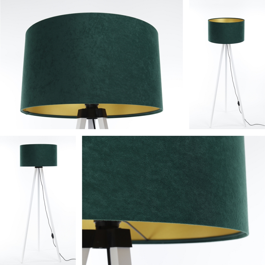 Lámpara de pie STANDART 1xE27/60W/230V verde/blanco
