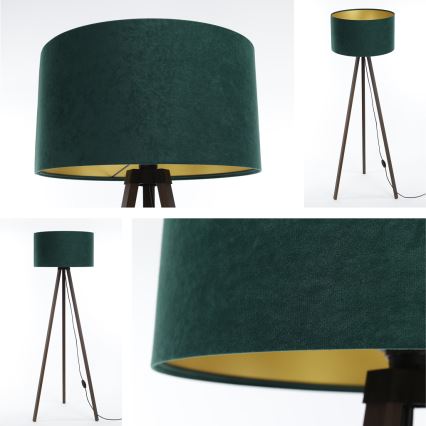 Lámpara de pie STANDART 1xE27/60W/230V verde/marrón