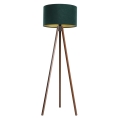 Lámpara de pie STANDART 1xE27/60W/230V verde/wengué