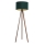 Lámpara de pie STANDART 1xE27/60W/230V verde/wengué