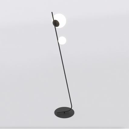 Lámpara de pie TATU 2xG9/8W/230V negra