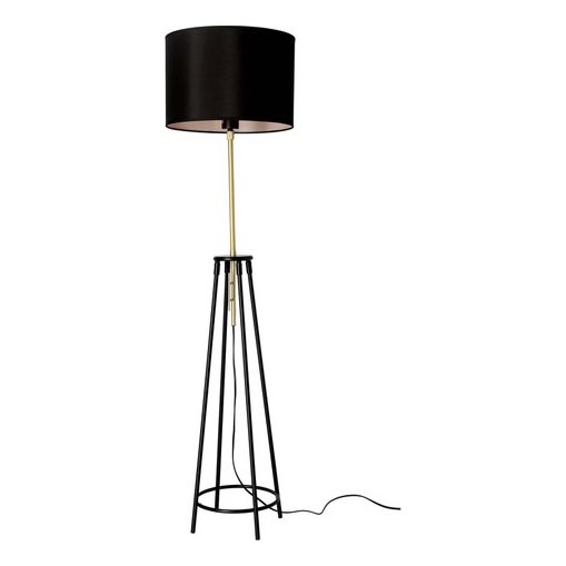 Lámpara de pie TEGOLA 1xE27/60W/230V negro/dorado