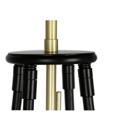 Lámpara de pie TEGOLA 1xE27/60W/230V negro/dorado