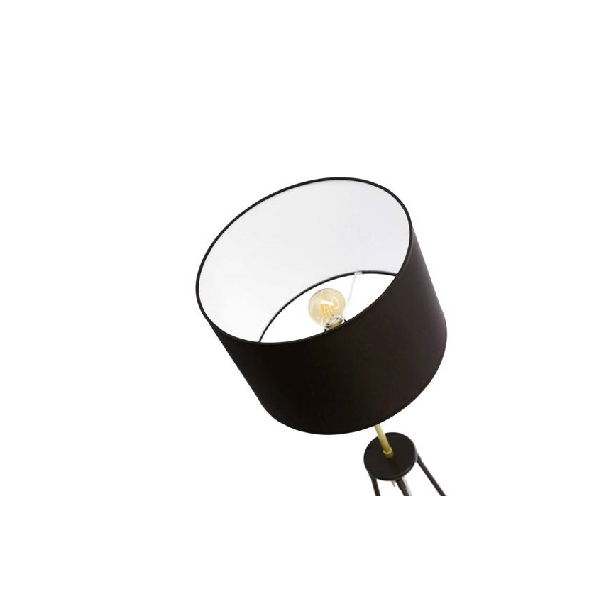 Lámpara de pie TEGOLA 1xE27/60W/230V negro/dorado