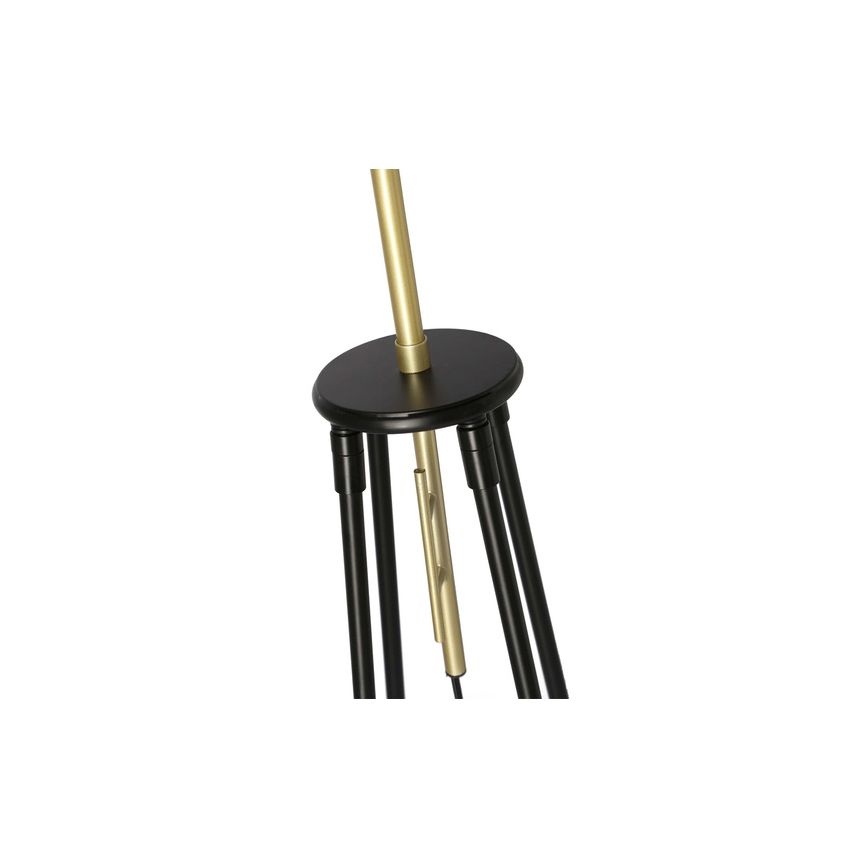 Lámpara de pie TEGOLA 1xE27/60W/230V negro/dorado