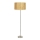 Lámpara de pie TIMBER 1xE27/60W/230V beige/cromo mate