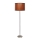 Lámpara de pie TIMBER 1xE27/60W/230V marrón/cromo mate
