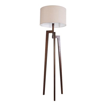 Lámpara de pie TRION 1xE27/60W/230V beige 171 cm