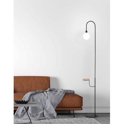 Lámpara de pie VANITY 1xG9/40W/230V negro
