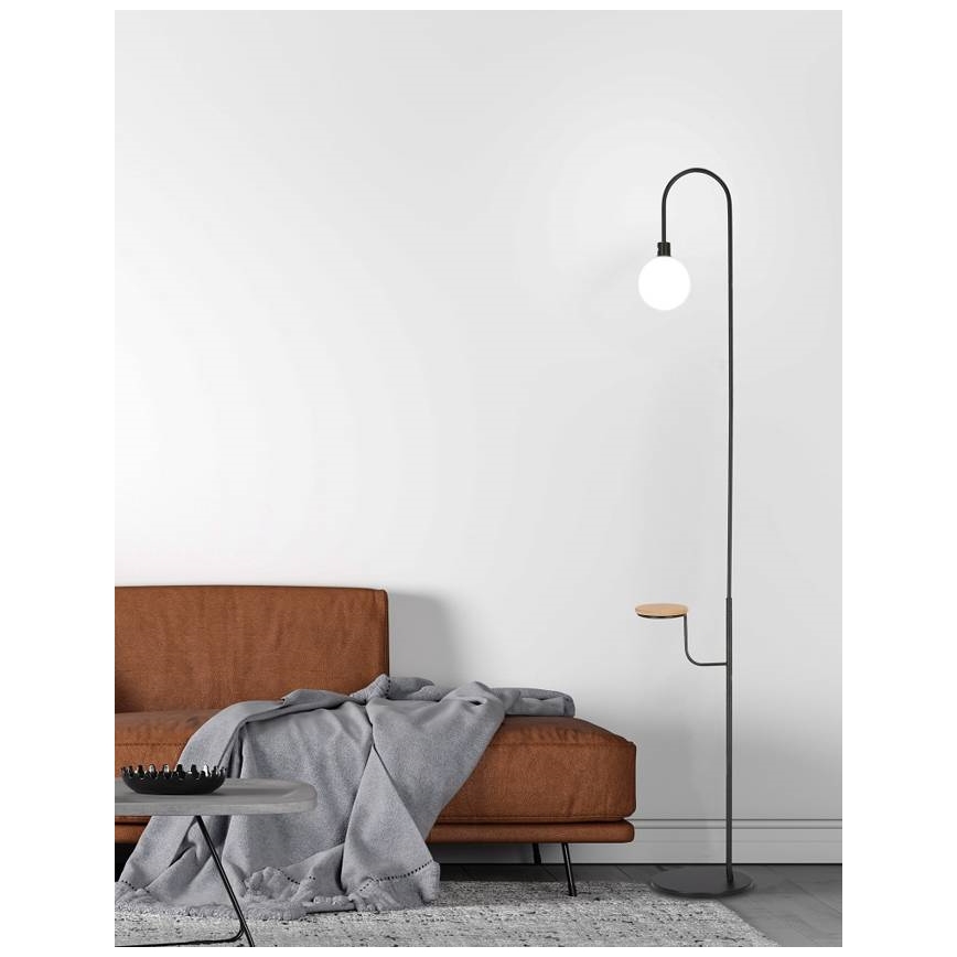 Lámpara de pie VANITY 1xG9/40W/230V negro