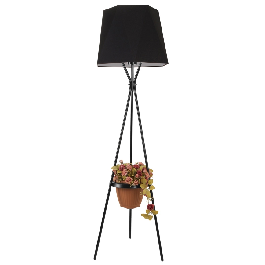 Lámpara de pie VENEDIK 1xE27/60W/230V negro
