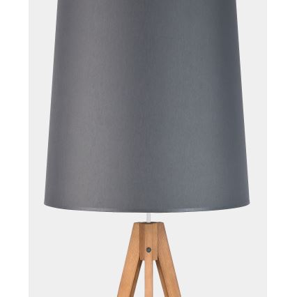Lámpara de pie WALZ 1xE27/25W/230V gris/madera