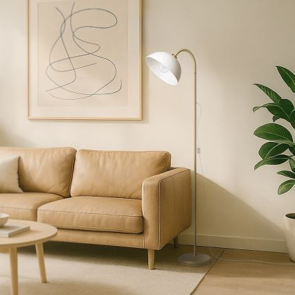 Lámpara de pie ZACK 1xE27/60W/230V beige