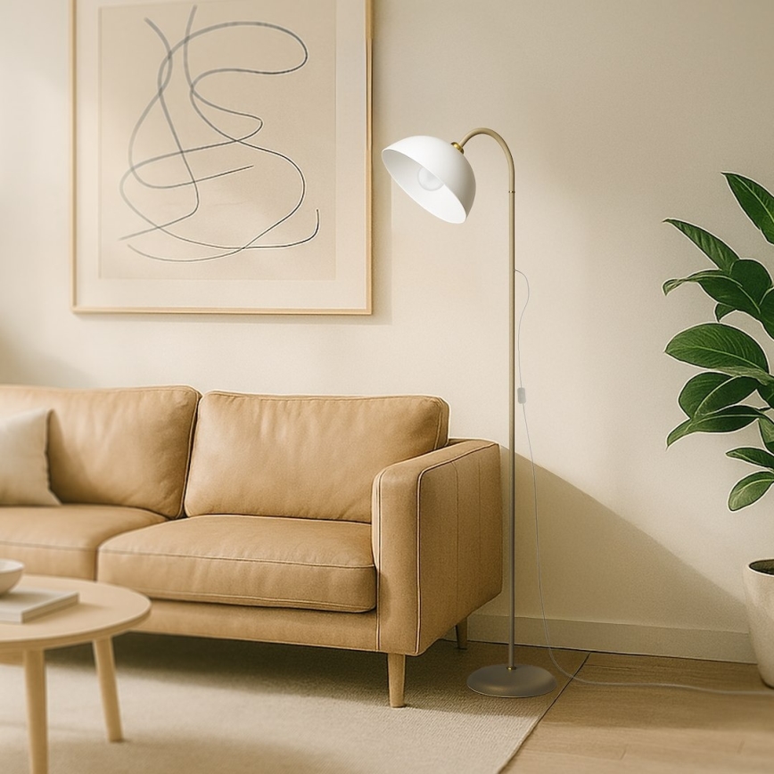 Lámpara de pie ZACK 1xE27/60W/230V beige