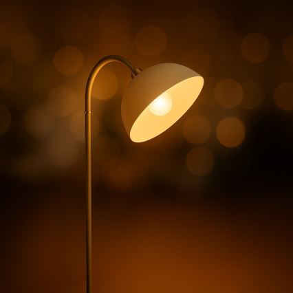 Lámpara de pie ZACK 1xE27/60W/230V beige