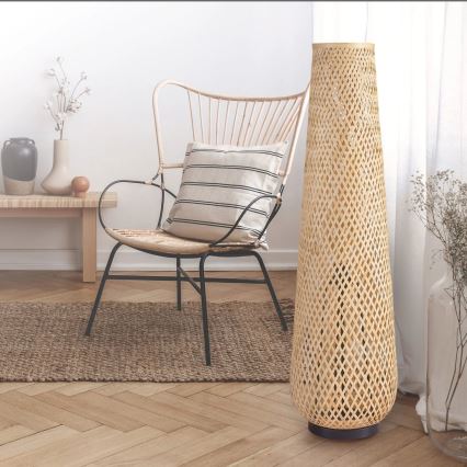 Lámpara de pie ZANZIBAR 1xE27/20W/230V beige