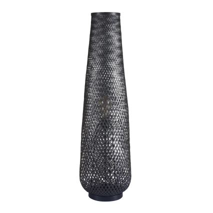 Lámpara de pie ZANZIBAR 1xE27/20W/230V negro