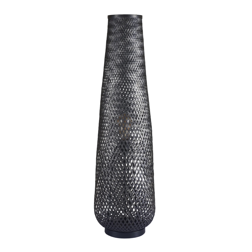 Lámpara de pie ZANZIBAR 1xE27/20W/230V negro