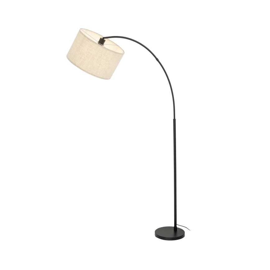 Lámpara de pie ZENITH 1xE27/15W/230V negra/beige