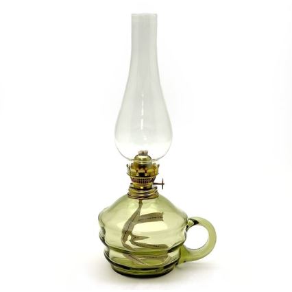 Lámpara de queroseno KLÁRA 34 cm verde bosque