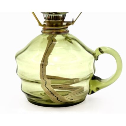 Lámpara de queroseno KLÁRA 34 cm verde bosque