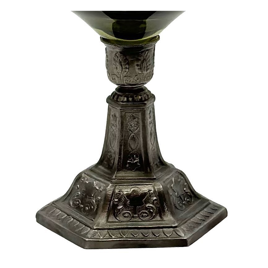 Lámpara de queroseno KRASOMIRA 42 cm verde bosque