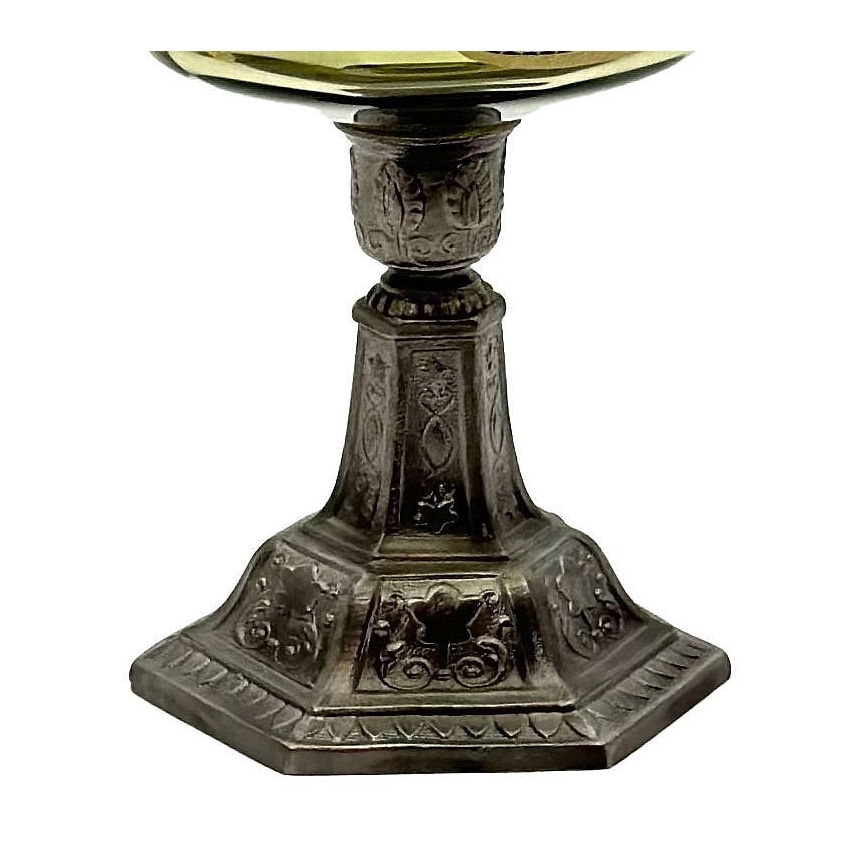 Lámpara de queroseno LUDMILA 42 cm verde bosque