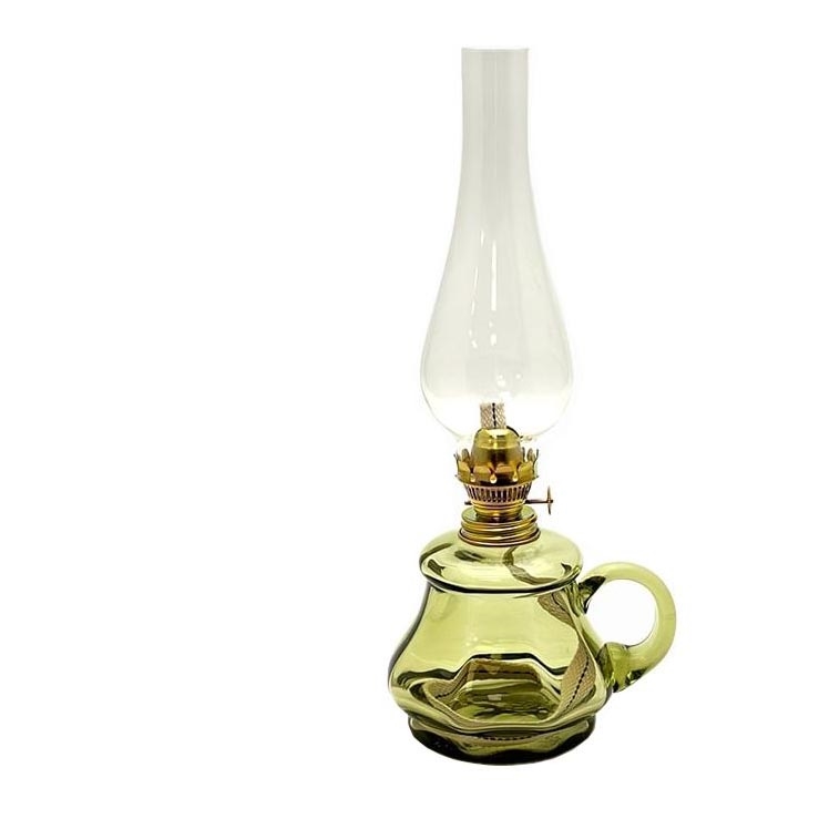 Lámpara de queroseno TEREZA 34 cm verde bosque