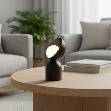 Lámpara de sobremesa BOTO 1xG9/8W/230V negra