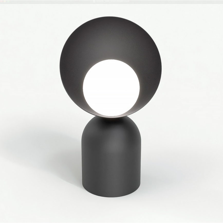 Lámpara de sobremesa BOTO 1xG9/8W/230V negra