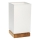 Lámpara de sobremesa FIRE 1xE27/25W/230V roble/blanco