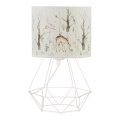 Lámpara de sobremesa infantil KIDS ROOM 1xE27/60W/230V Ø 18 cm con motivos de animales