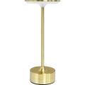 Lámpara de sobremesa LED recargable con control táctil TAVOLO LED/2,5W/5V 2400 mAh 3000-6000K dorada
